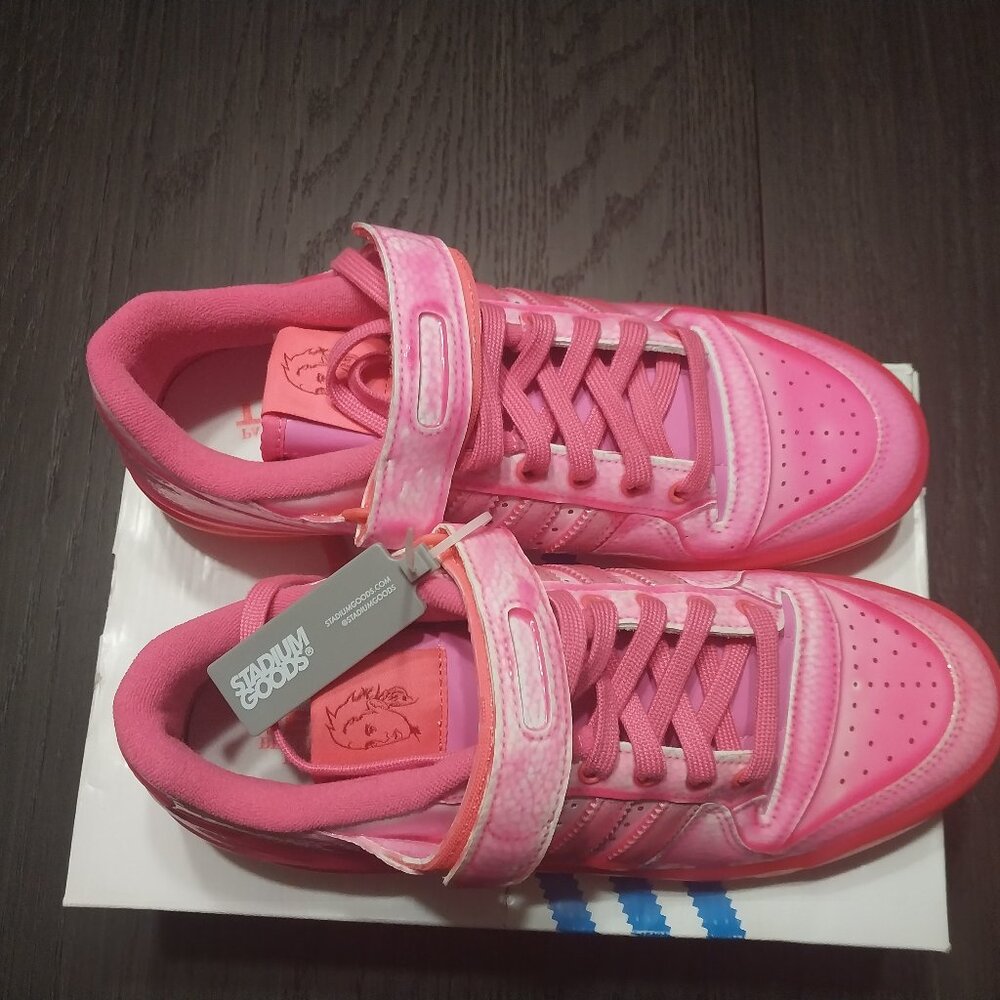 SALE! adidas Jeremy Scott x Forum Low Dipped - Solar Pink, Women's 42, size 11